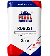 Цементно-известковая штукатурка Perel Robust 0515, 25 кг